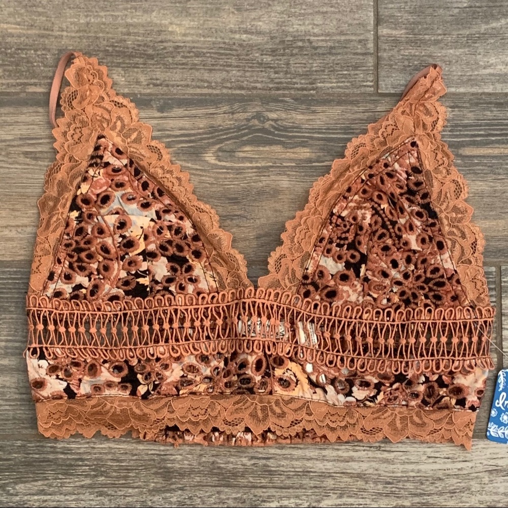 S NWT Free People Emma Soft Bralette Longline Bra - Picture 8 of 13